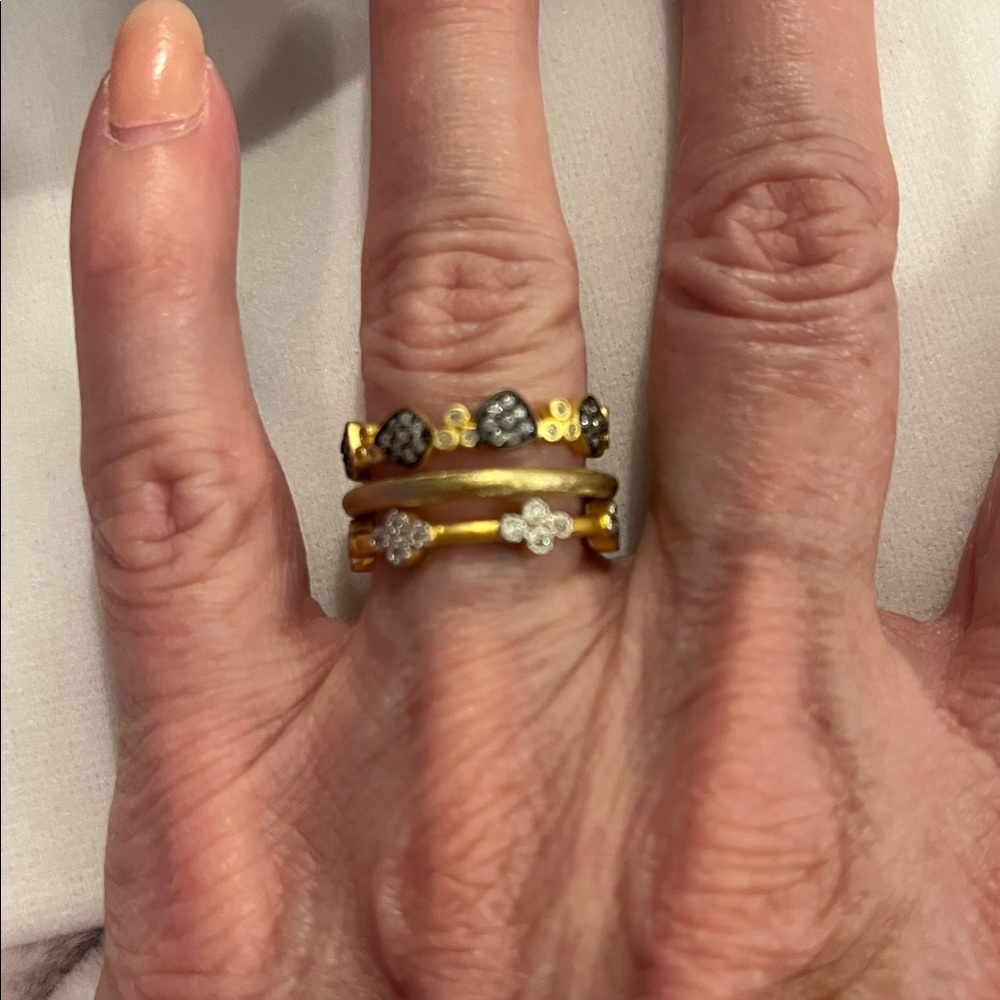 Frieda Rothman Size 7 Ring Stack. All are New. - Picture 5 of 5